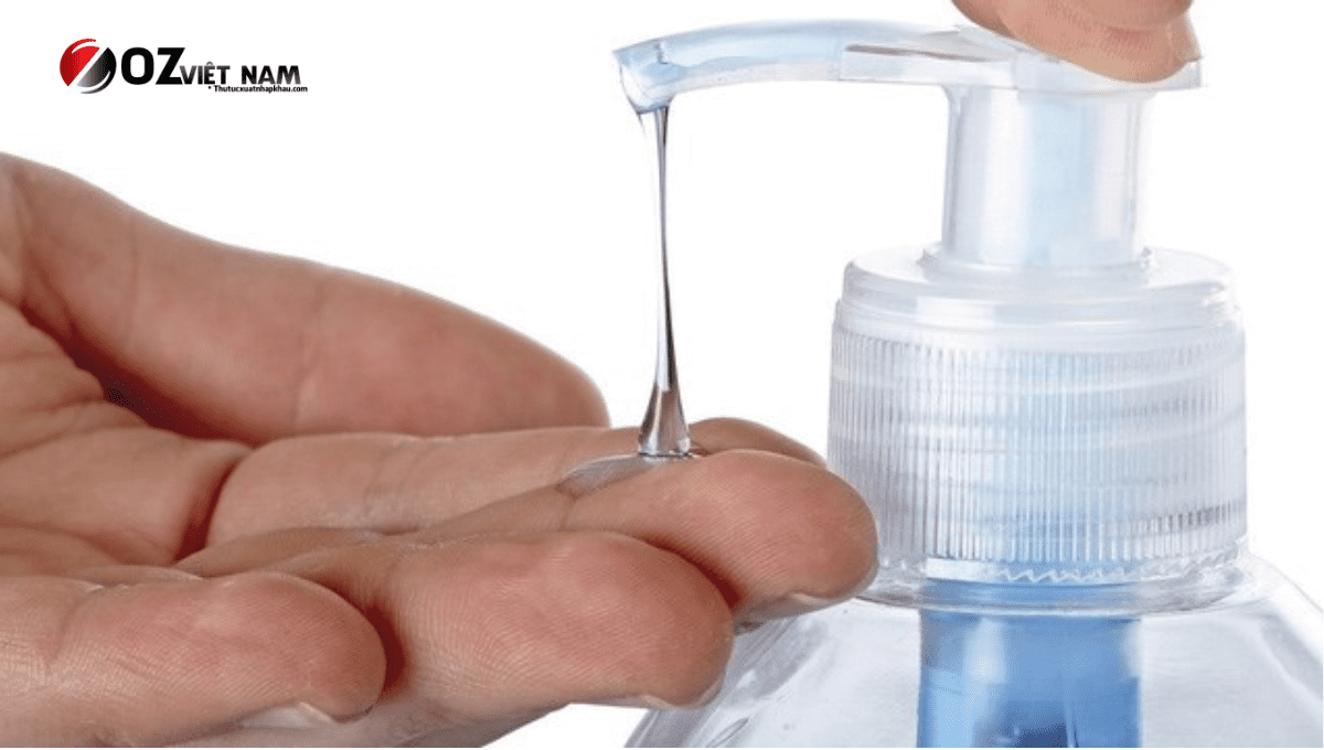 Nhập khẩu nước rửa tay