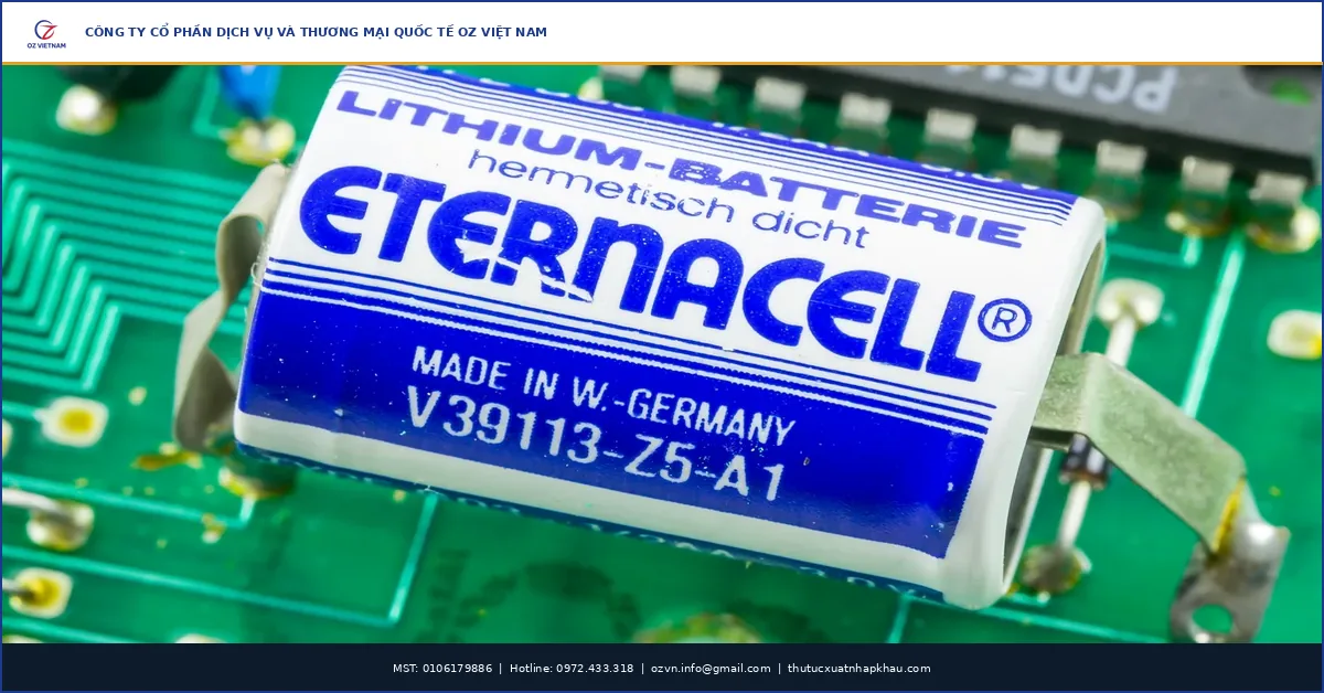 chung tu nhap khau pin lithium MSDS UN38