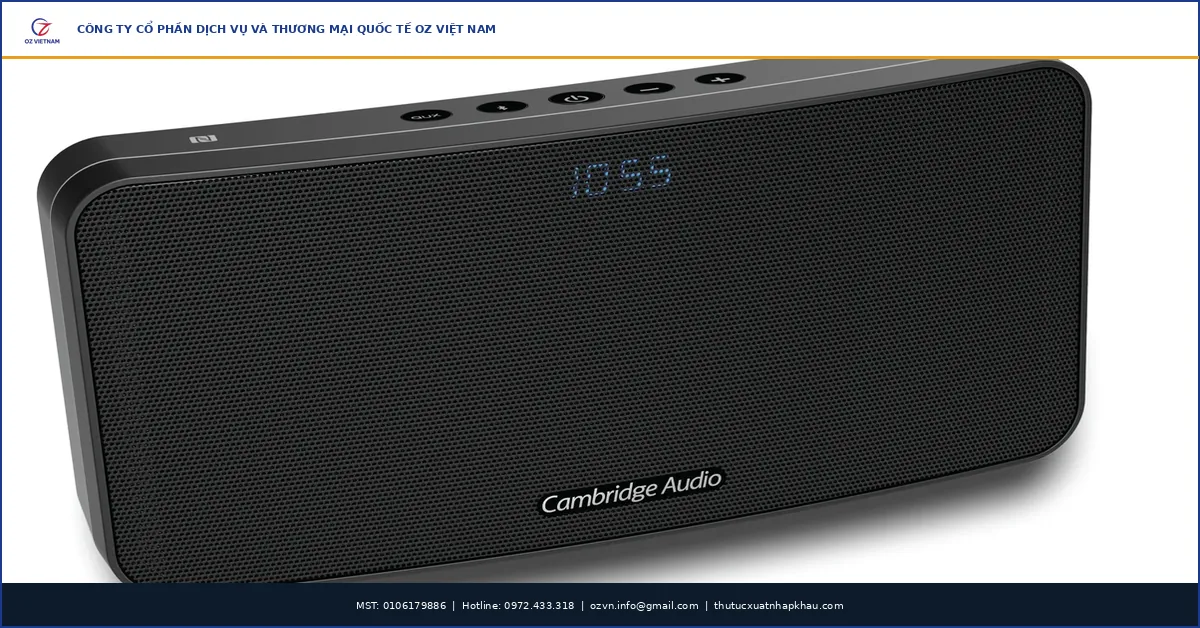 Thủ tục nhập khẩu loa bluetooth Trung Quốc