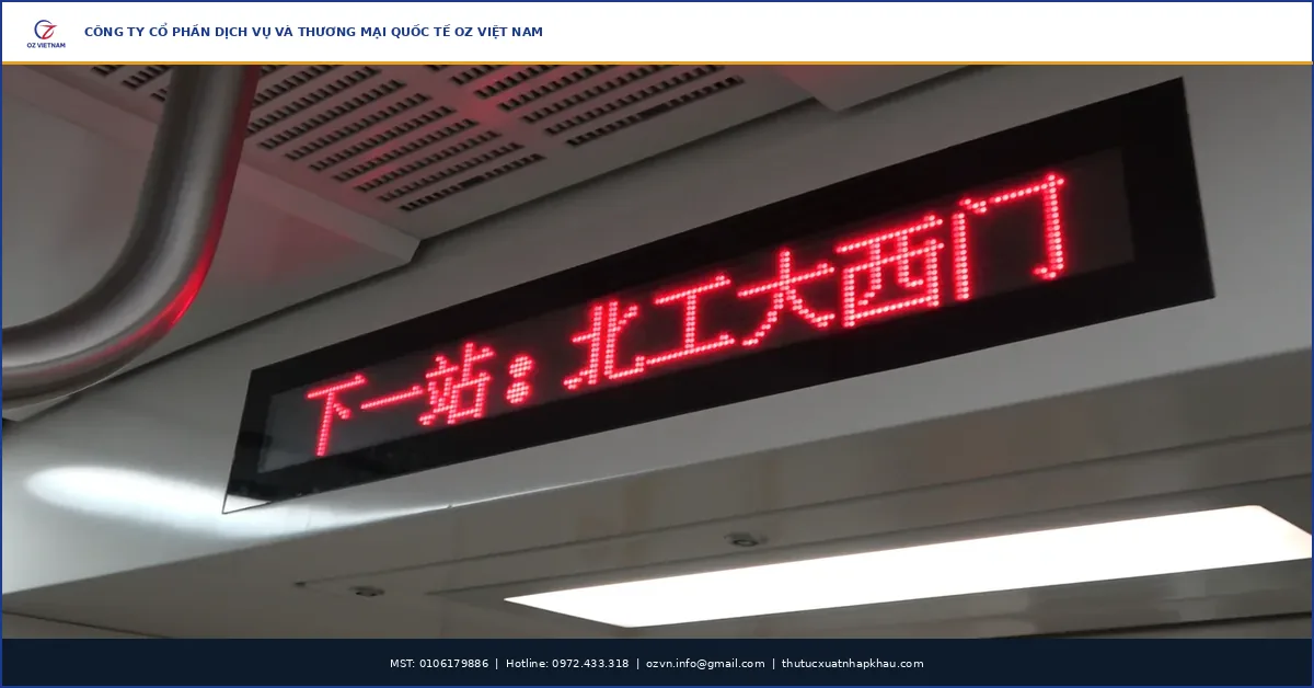uy thac nhap khau man hinh LED OZ